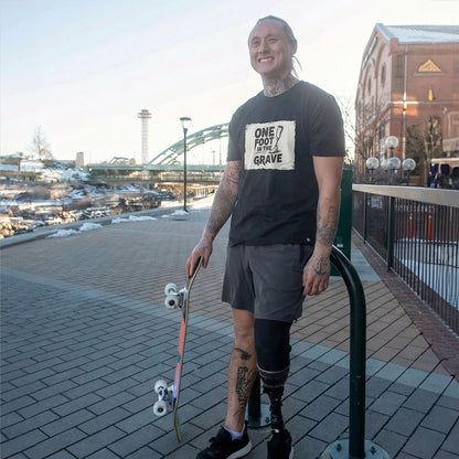 One Foot in the Grave Sign Tee