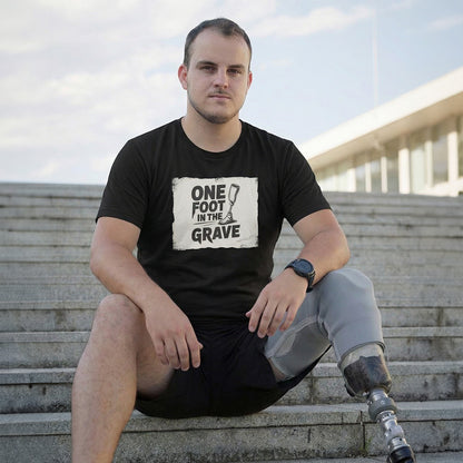 One Foot in the Grave Sign Tee